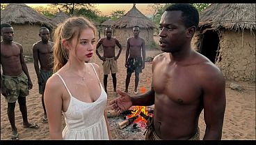Innocent White Tourist Travels Through Africa and Gets Happily Fucked by a Tribe of Huge BBCs – ANAL   VAGINAL – MASSIVE BLACK COCKS (AI)
