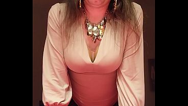 Busty Sissy Cumming
