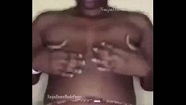 Horny ebony jerking off after work.