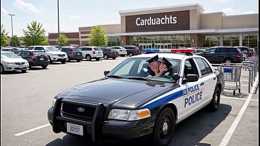Newbie policewoman giving her pussy to the sergeant AI-generated